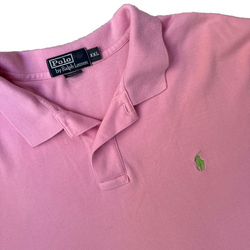 Polo Ralph Lauren Men's Polo Shirt Size XXL Pink 100% Cotton | eBay