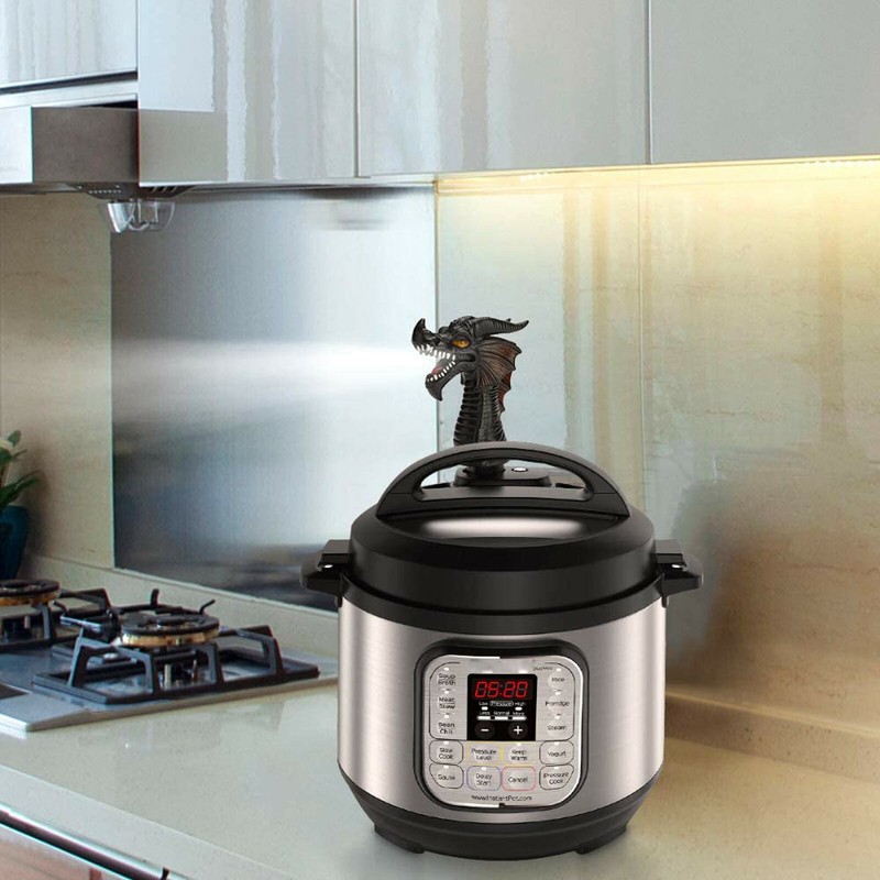Fire-Breathing Dragon Original Steam Release Steam Diverter for Pot Pressure, .