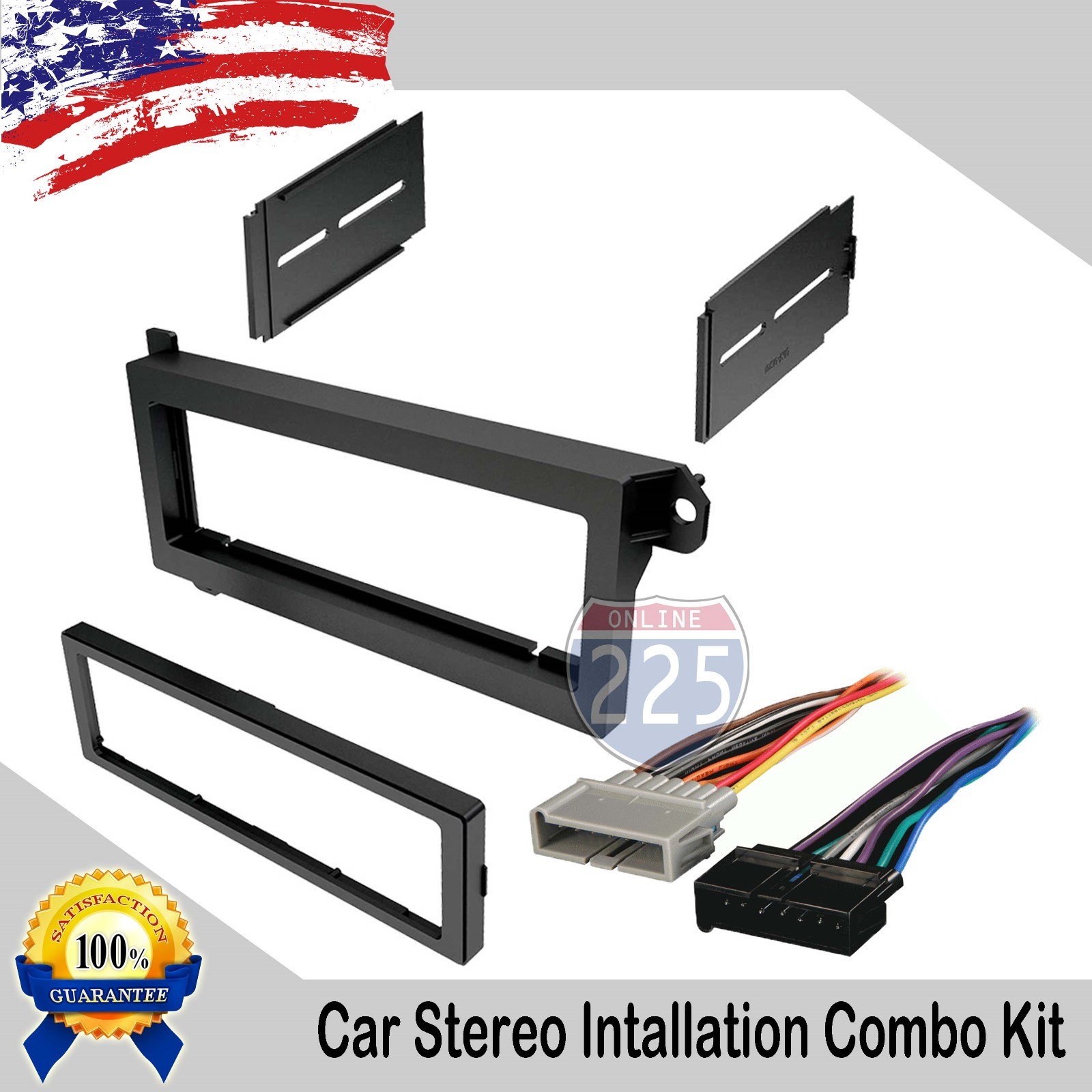Car Radio Stereo Dash Install Kit Harness 1974-2003 Chrysler