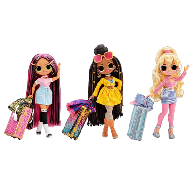 L.O.L. Surprise Dolls LOL OMG World Travel Fashion Dolls with 15