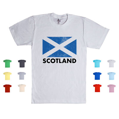 Scotland European Country Flag Funny UK Nationality Gift Scottish Unisex T Shirt