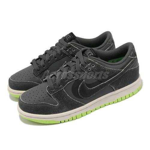 

Nike Dunk Low SE GS Halloween Cauldron Iron Grey Kids Women Casual DQ6215-001, Серый, Dunk Low Se Gs