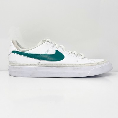 

Nike Boys Court Legacy DA5380-104 Белая повседневная обувь Кроссовки Размер 4Y, Белый, Court Legacy