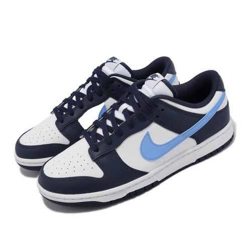 

Nike Dunk Low Obsidian University Blue Мужские повседневные кроссовки FN7800-400, Черный, Dunk Low