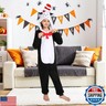 Rabtero Kids Cat in The Hat Costume, Girls Book Character Costume, Boys Dr Seuss Costume, Children Animal Onesie Novelty One-Piece Pajamas, Halloween Christmas Cosplay Costume for Kids 12-14