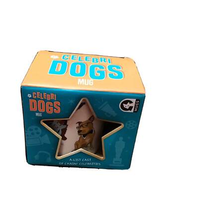 Celebri Dog Coffee Mug Brad Pit Bull, Will Sniff, Collie Parton, Other Character