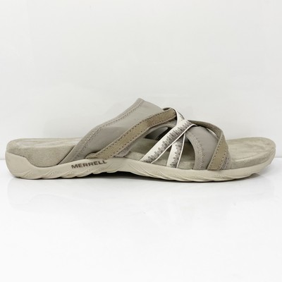 Бежевые шлепанцы Merrell Womens Terran 3 Cush J002724, размер 10, Бежевый, Terran 3 Cush