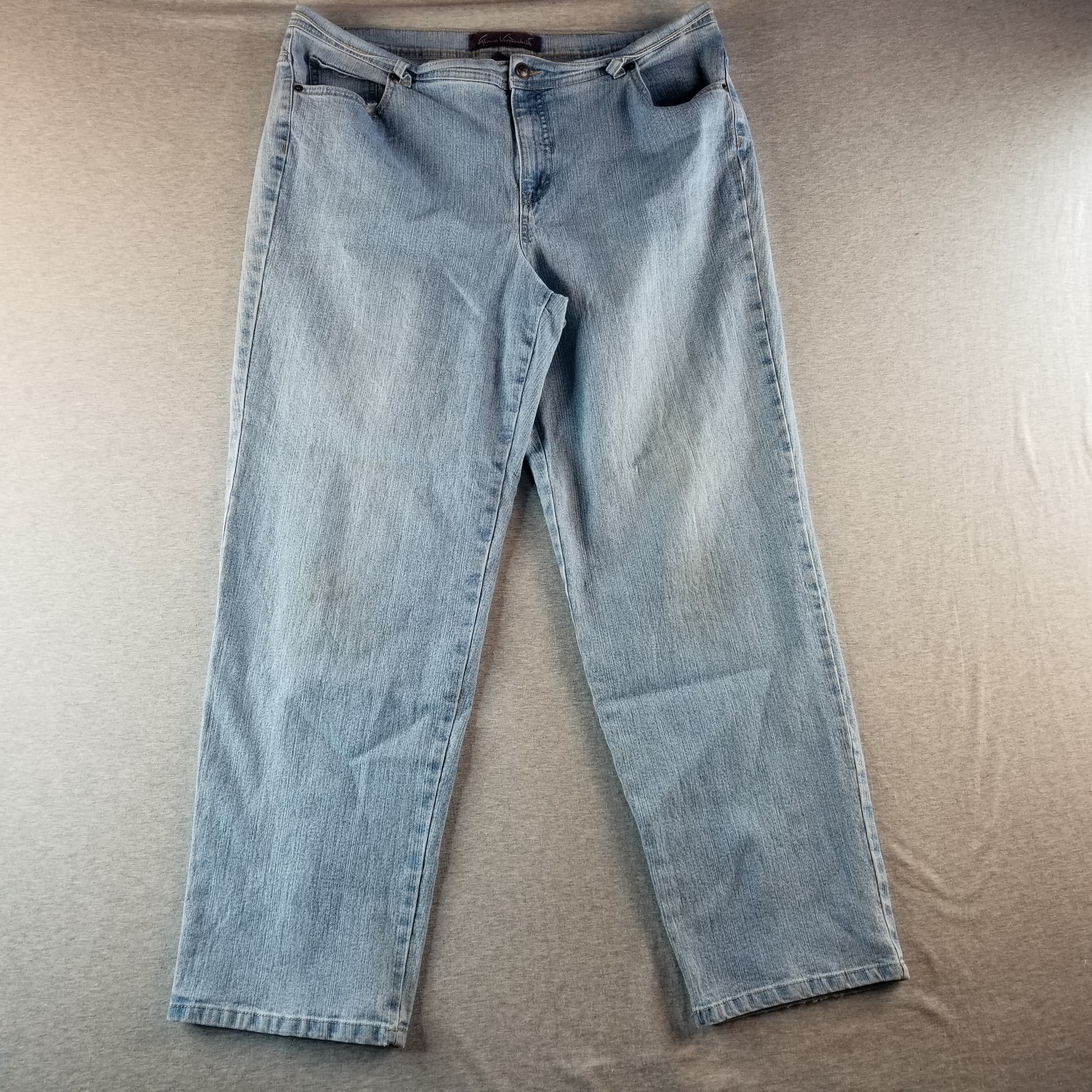Gloria Vanderbilt Jeans Womens Sz 18w Light Wash Normcore Cute Comfy NiceQuality