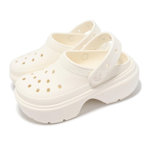 Crocs Stomp Clog Chalk White Men Unisex Casual Slip On