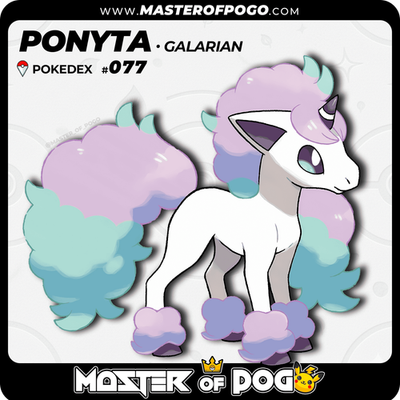 ✅ TRADE - Complete POKEDEX 🟥 | #077 - Galarian PONYTA · Pokémon GO