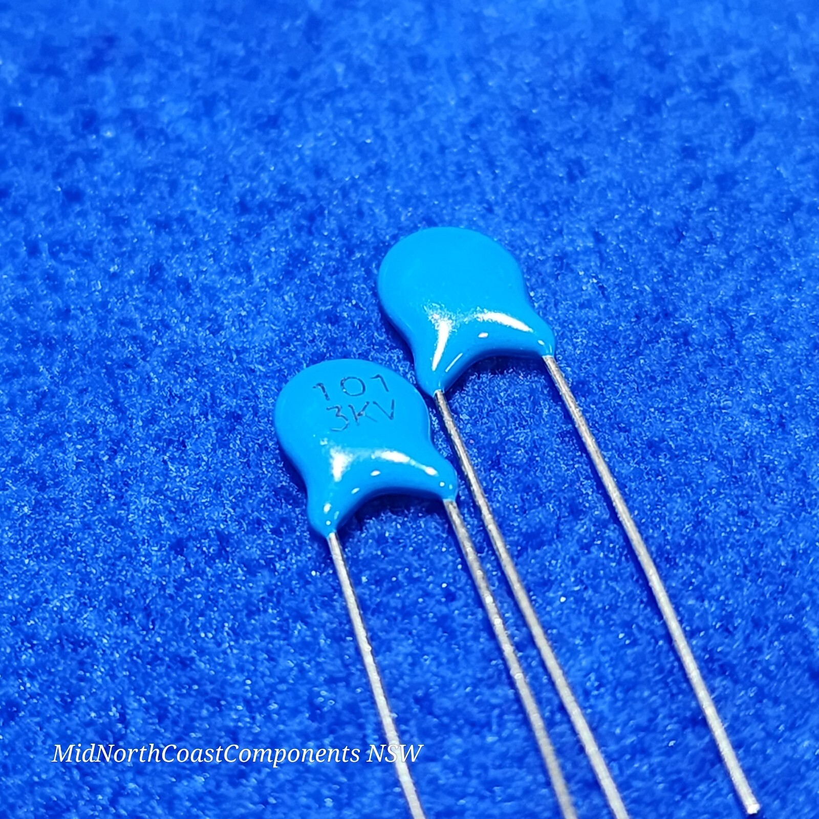 2 x 100pF 101 0.1nF 3KV High Voltage Ceramic Capacitors ±10% Size 5mm