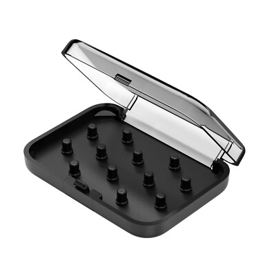SpinFit Tip Pod－Storage Box for Ear Tips - BPA Free - Strong PCT-G - Black