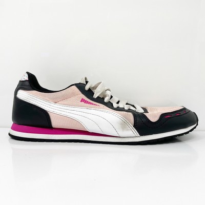 Puma Womens Cabana Run Print 374280-01 Розовая Повседневная Обувь Кроссовки Размер 8