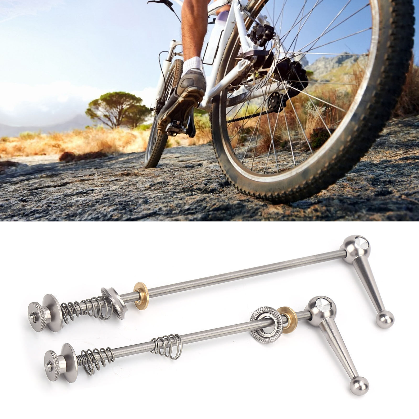 WAKE HQ‑02 Bicycle Front Rear Quick Release Lever Mountain Bike Quick Release