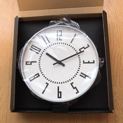 Lemnos Sapporo-Station Eki Clock Takanobu Igarashi Design Award WHITE Japan New