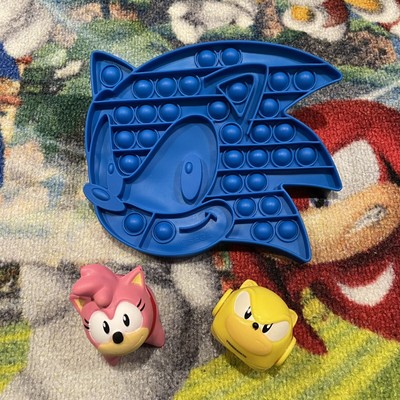 Sonic The Hedgehog Toy Lot Fidget Spinner Popper Squishy New Just Toys