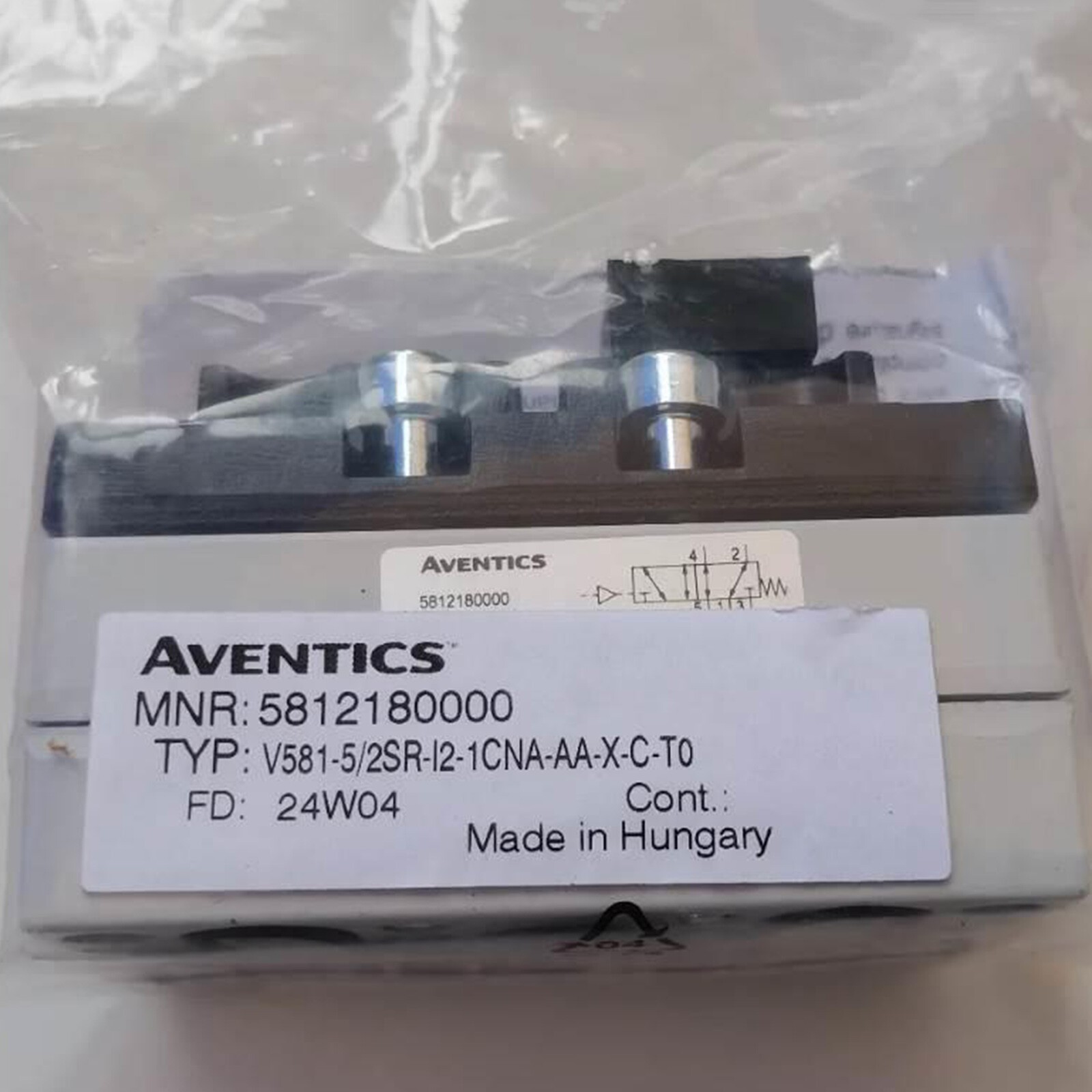 1PCS AVENTICS 5812180000 Solenoid Valve Replace ASCO 54292023