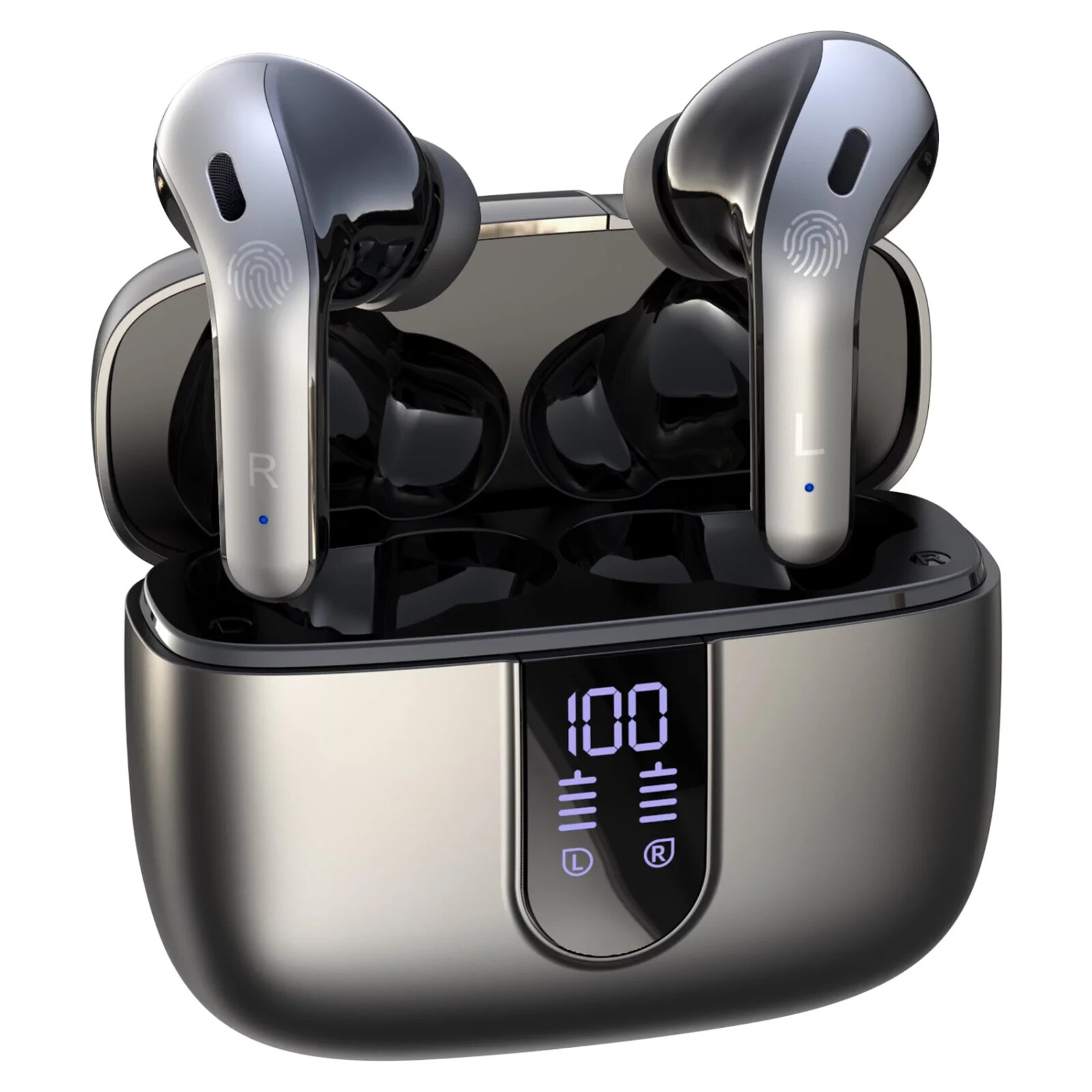 New VEATOOL Bluetooth Headphones True Wireless Earbuds 60H Playback LED Power