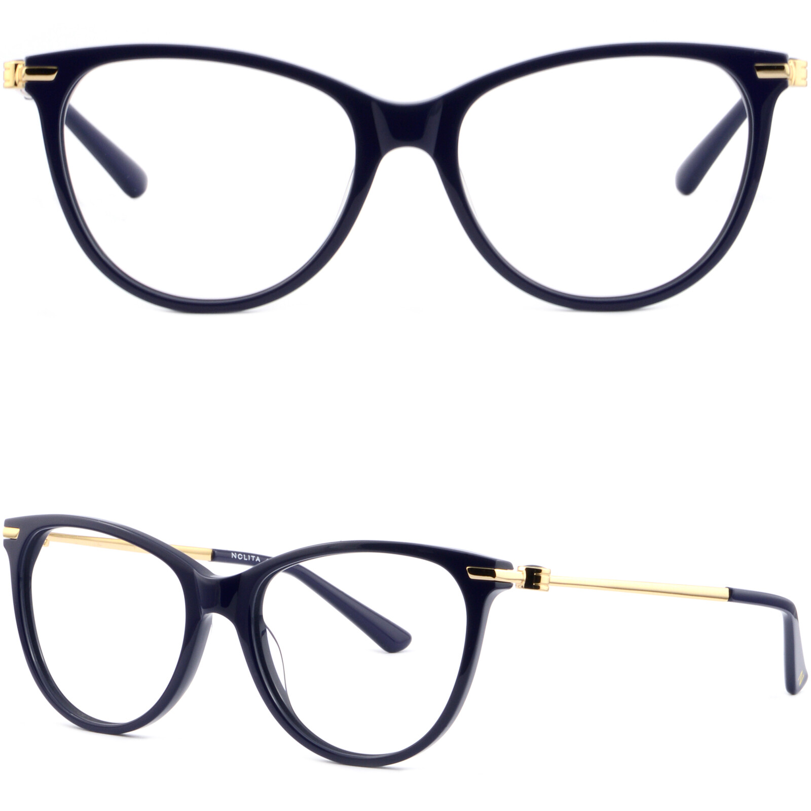 EYEWEAR キャットアイ ゴールドトーン＆アセテート(ゴールド) CELINE EYEWEAR キャットアイ ゴールドトーン サングラス | NET