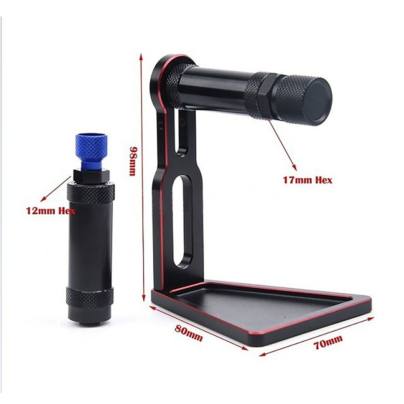 Wheel Tire Dynamic Balance Stand Base RC Car Metal Balance Tool for 1:7 1:8 1:10