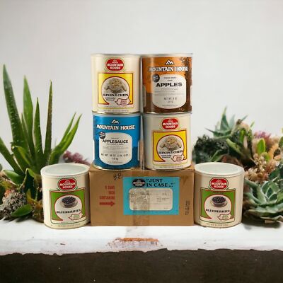 Mountain House Freeze Dried Survival Camping Hiking Fruit Blueberries Applesauce