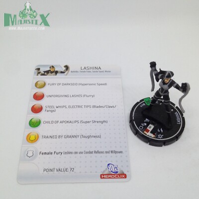 Heroclix - Lashina 019 - Arkham Asylum - Uncommon W/ Card