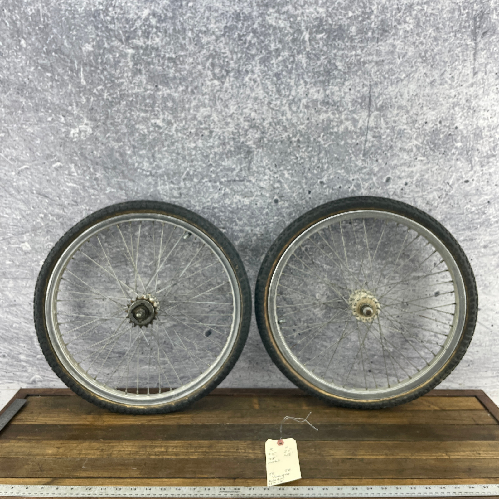 90s DIRECTION wheel 46㎜　dead stock GT BMX Wheel Set Vertigo 48h 48 80s 90s Old School Freestyle