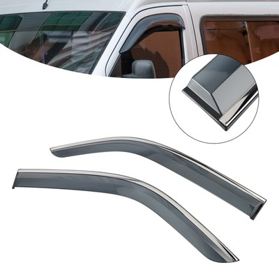2pcs Window Deflectors Wind Rain Protector For LDV Maxus V80 2005+
