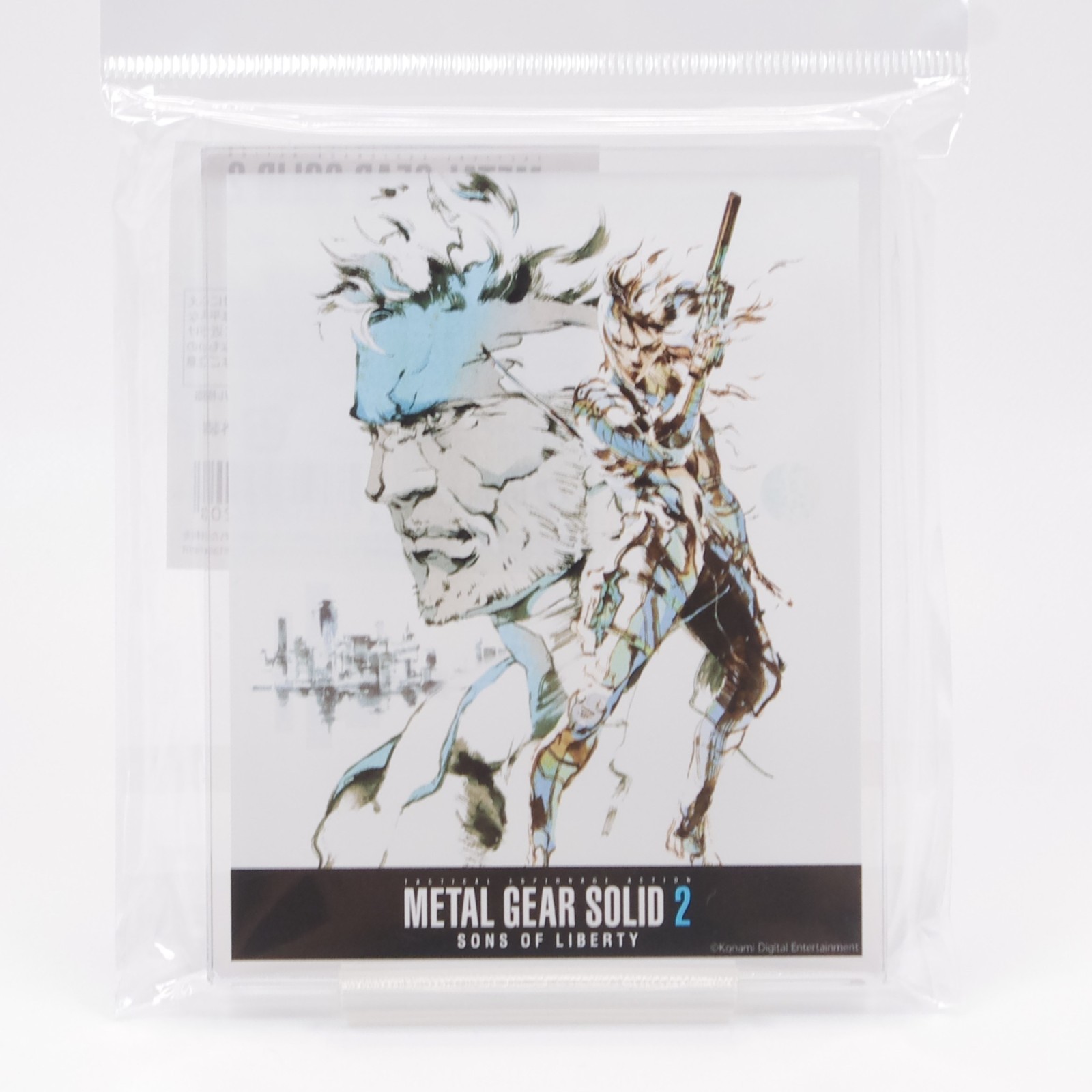 Metal Gear Solid 2 Raiden Acrylic Block Yoji Shinkawa Art