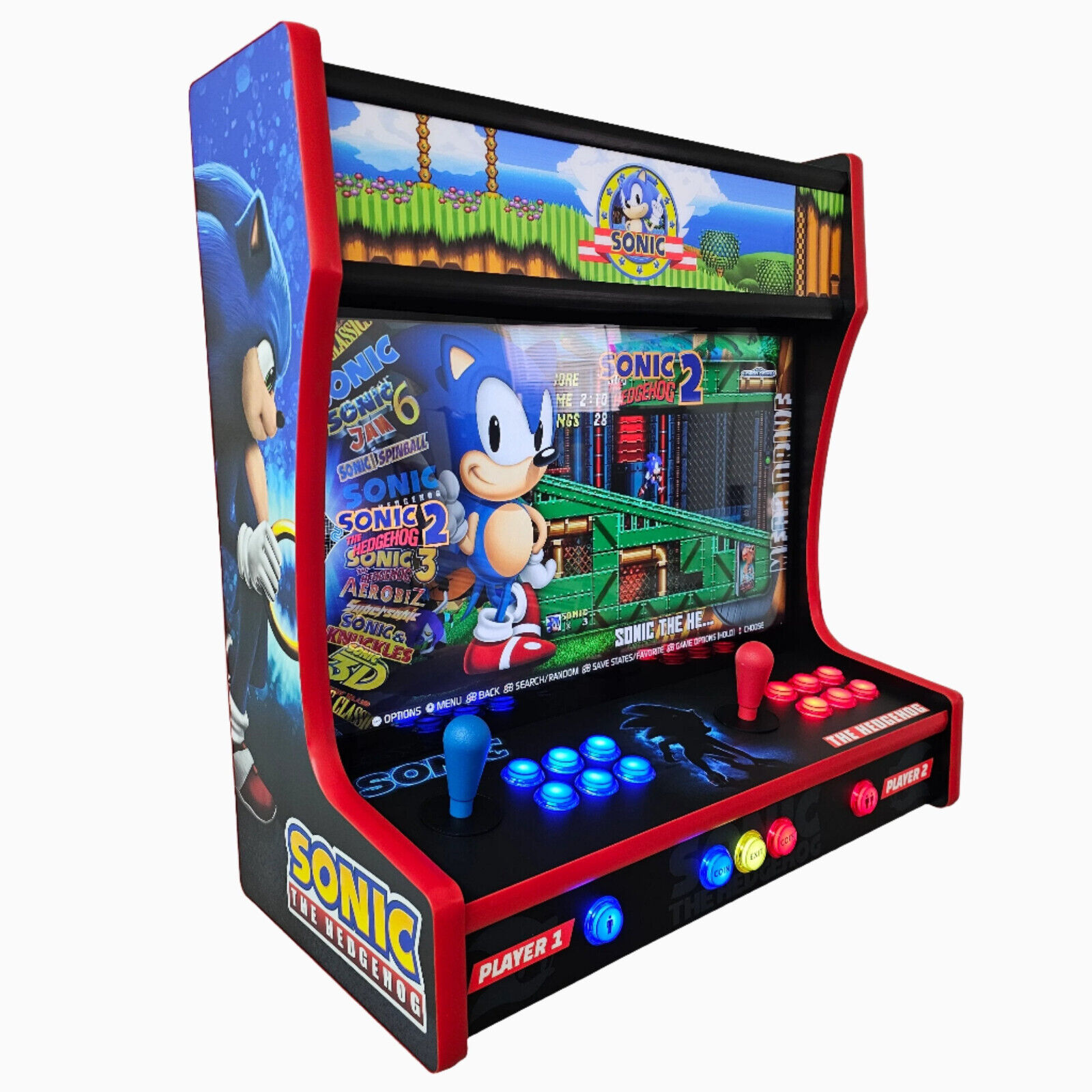 Sonic Themed Wall Mountable Arcade Machine | eBay Sonic Themed Wall Mountable Arcade Machine | eBay