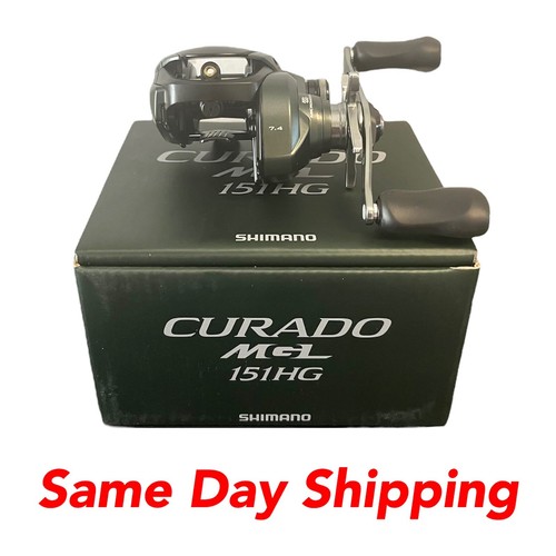 Shimano Curado MGL 151 K CUMGL151HG Casting Reel - 7.4:1 Retrieve, Left Hand