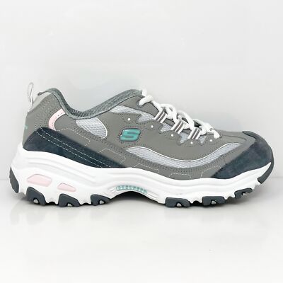 

Skechers Womens Sport D Lites New Journey 11947W Серые повседневные кроссовки Кроссовки 10, Серый, Sport D Lites New Journey