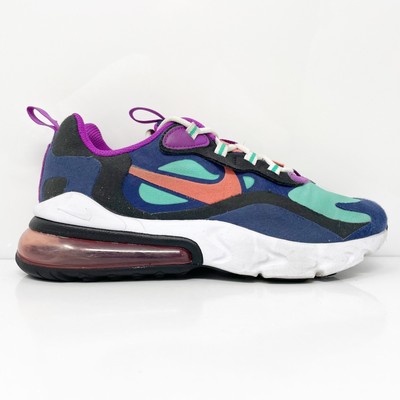 Nike Boys Air Max 270 React BQ0103-402 Разноцветные кроссовки Кроссовки Размер 5Y