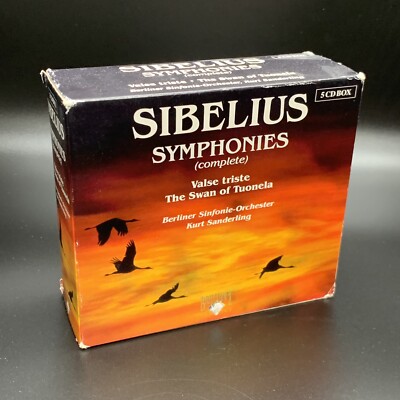 Sibelius Symphonies Complete, Kurt Sanderling [Brilliant 5 CD Box Set] EXCELLENT