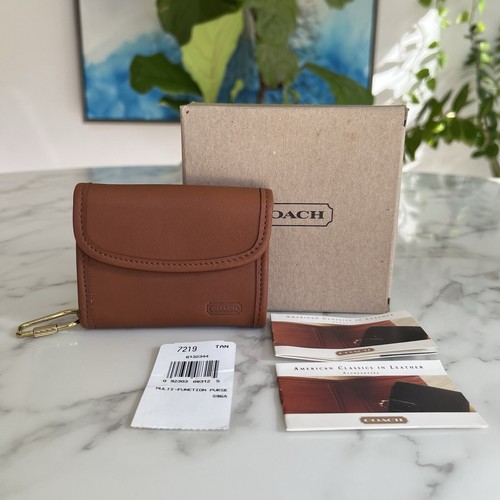 小物 HTC SUNSET Wallet Chain TQS N / D Brown Brown Monogram Wallet on Chain - Silver | Genuine Leather