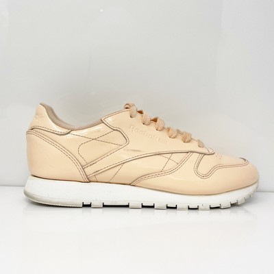 

Reebok Womens Classic CN0771 Бежевые повседневные кроссовки, размер 8, Бежевый, Classic