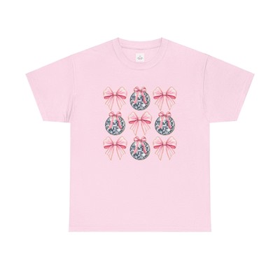 Charming Disco Bow, Cute Unisex Graphic T-Shirt, Perfect Gift for Her, Casual