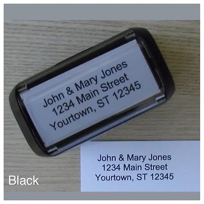 Personalized Custom 4 LINE RETURN ADDRESS Self Inking Rubber Stamp