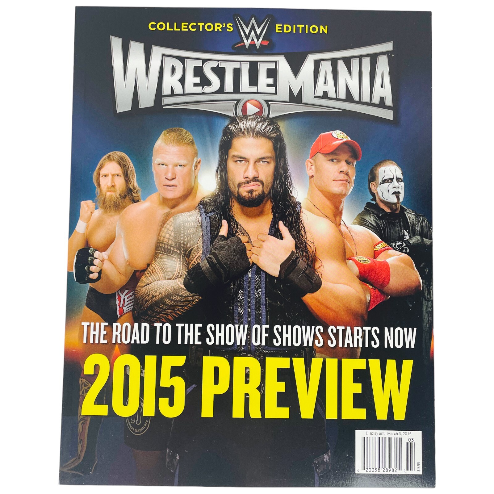 WWE Magazine WrestleMania 31 Collectors Edition Preview 2015 Lesnar Reigns Cena