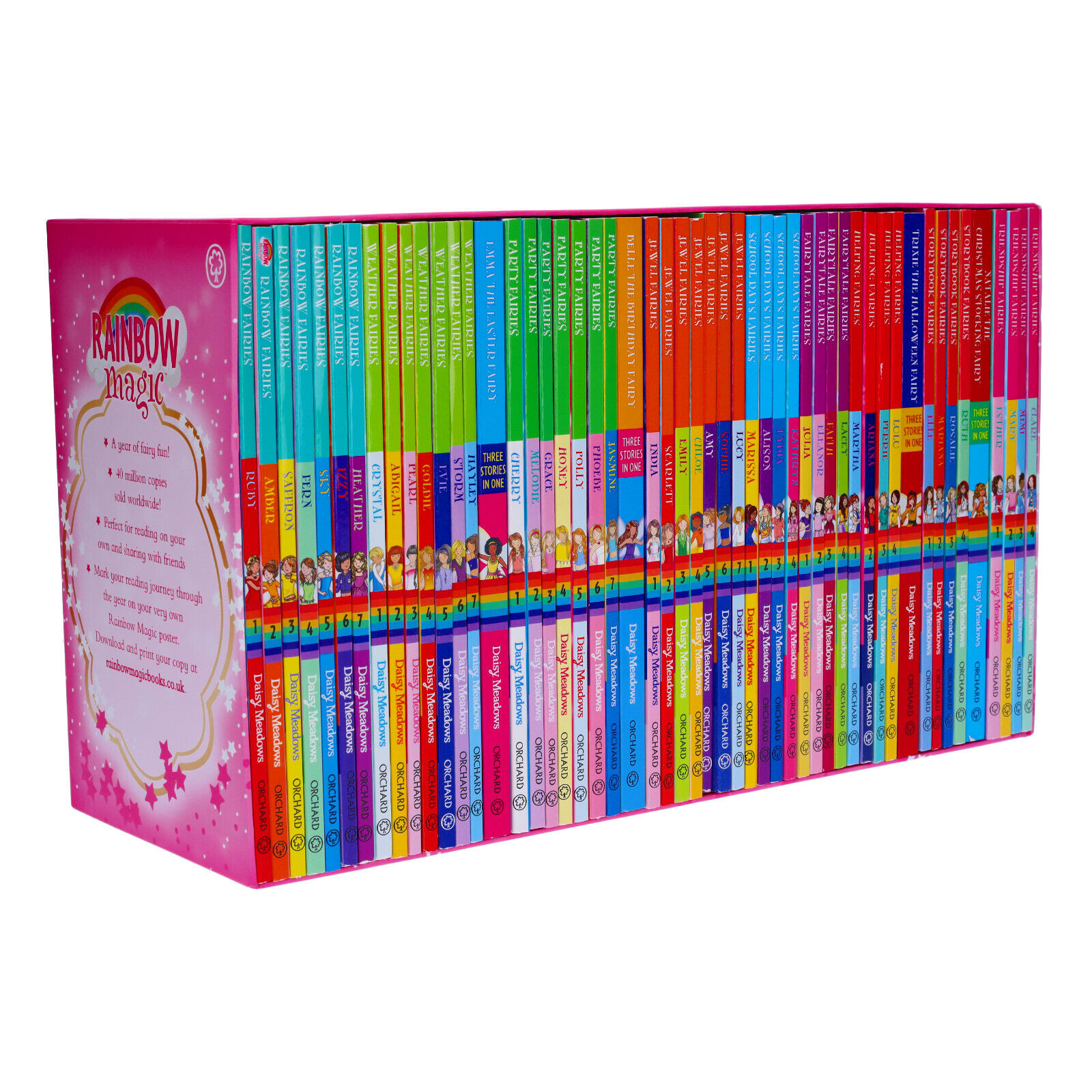 Rainbow Magic Fairy 52 Books Children Pack Paperback Box Set By - Daisy Meadows Rainbow Magic Fairy 52 Books Children Pack Paperback Box Set By - Daisy Meadows