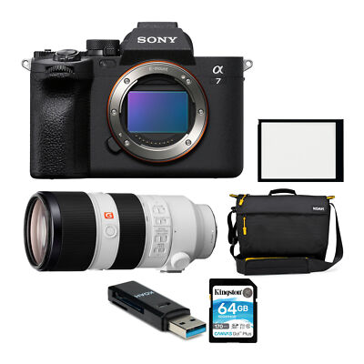 Sony Alpha 7 IV Full frame Interchangeable Lens Camera Body with Sony Lens