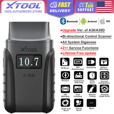 2025 NEW XTOOL A30M BiDirectional Auto Full Diagnostic Engine Scan Code Reader