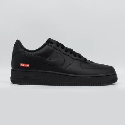 Nike Air Force 1 Low, Supreme Box Logo- Black | eBay