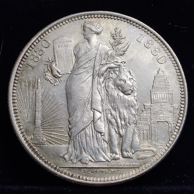 Belgium - Module of 5 Francs 1880. Mintage: 6 714 pieces