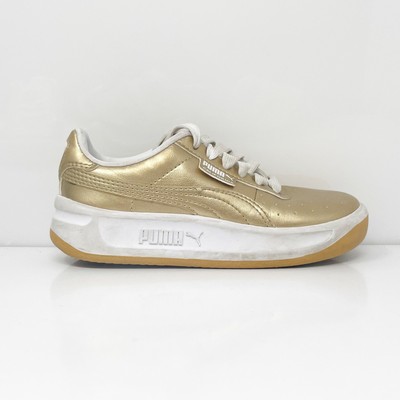 Puma Girls California 368138 02 Gold Повседневная обувь Кроссовки Размер 12C, Золотой, California