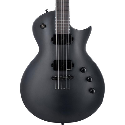 ESP LTD EC-1000 Baritone Electric Guitar, Charcoal Metallic Satin