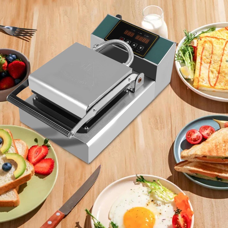 Commercial Panini Grill Electric Sandwich Panini Maker For Hamburger Steak Bacon