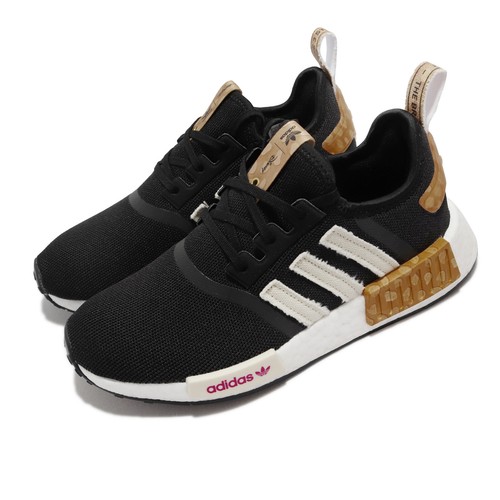 

adidas Originals Disney NMD_R1 W Bambi Черный Белый Коричневый Женский Повседневный GV7909, Disney Nmd_r1 W