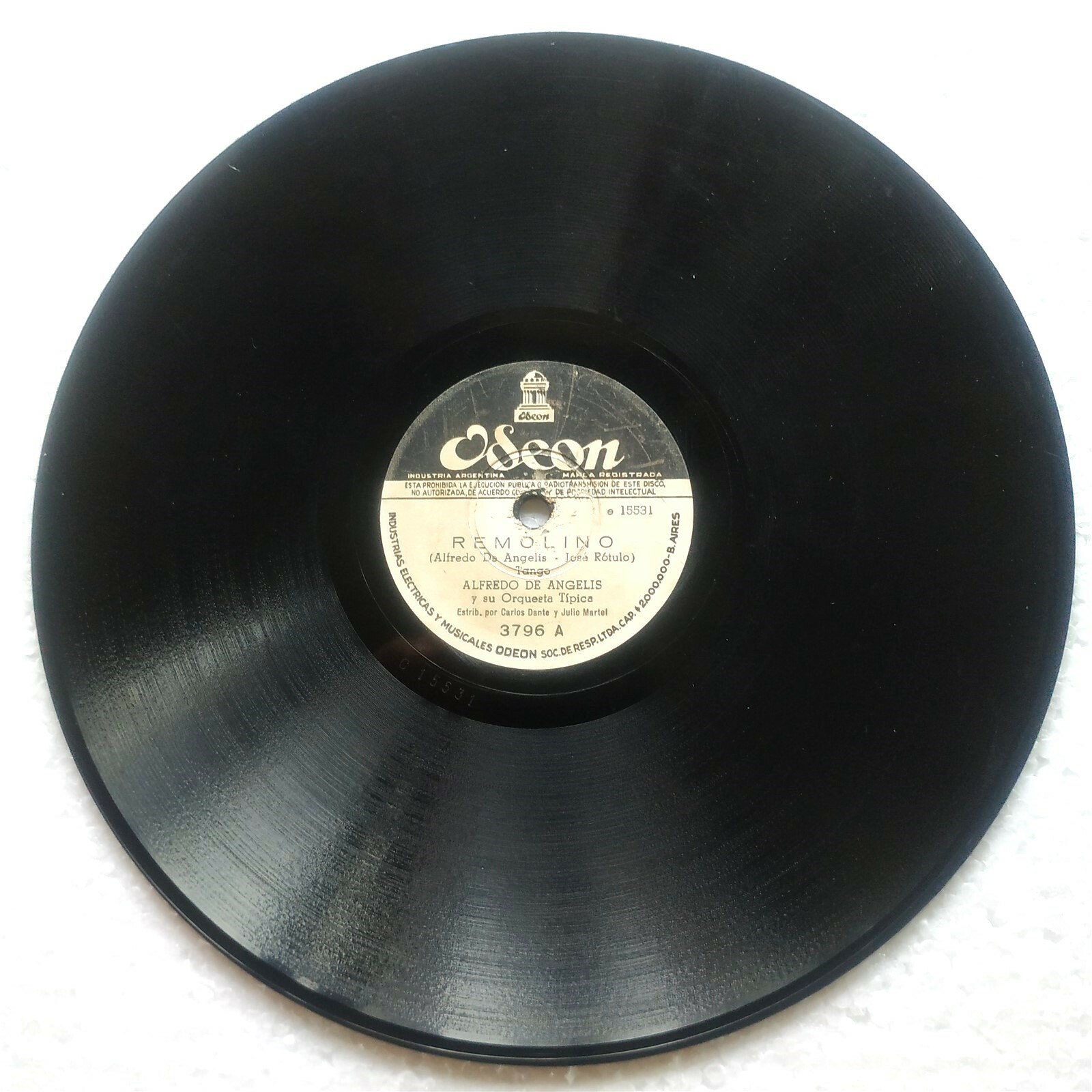 Virginelle Tango Tango 45 RPM レコード 南マリア / 湘南アフタヌーン / ムロンミレン | PASSTIME