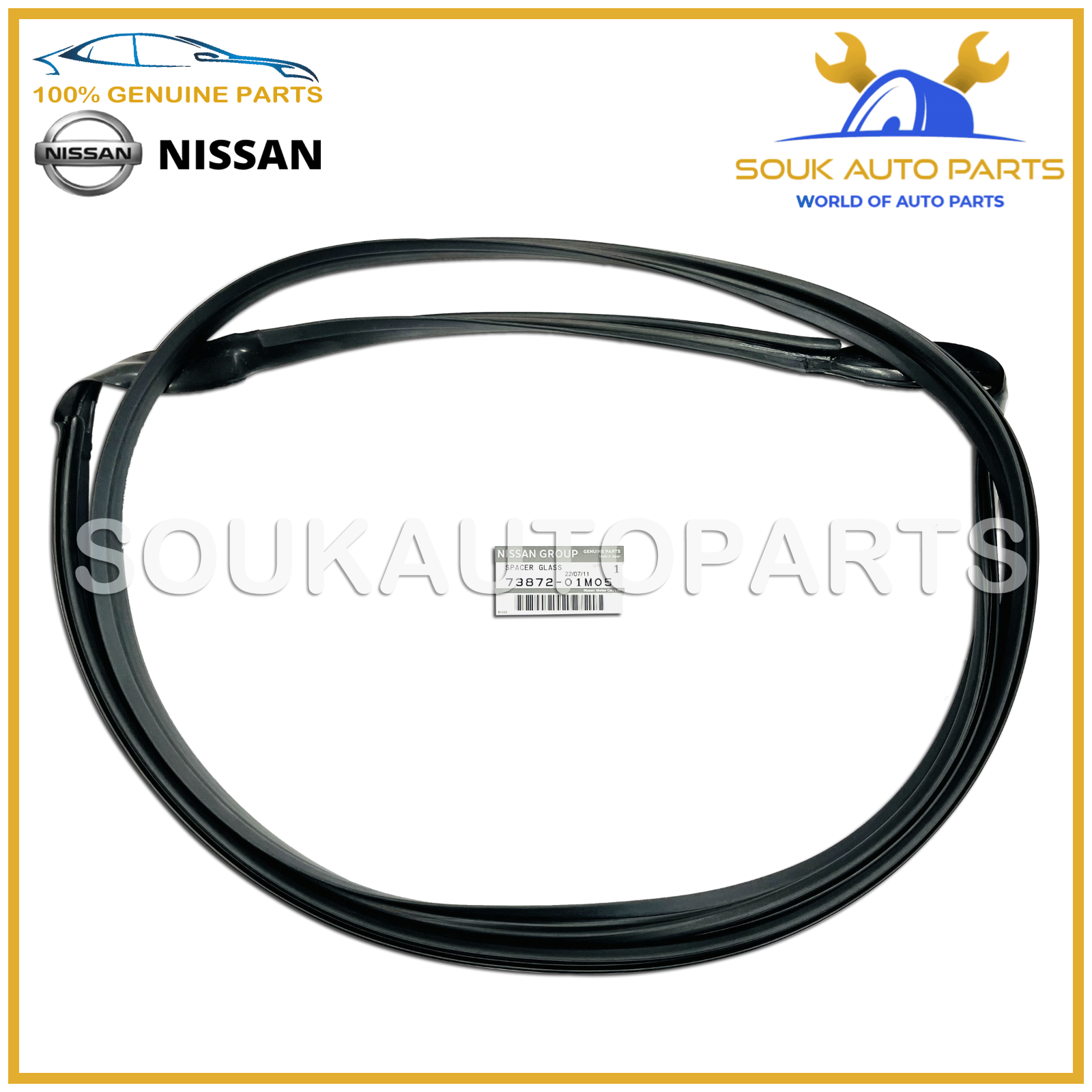 E☆ BE CLASSIC 73872-01M05 Genuine Nissan SUNROOF PROTECTOR SEAL WEATHER